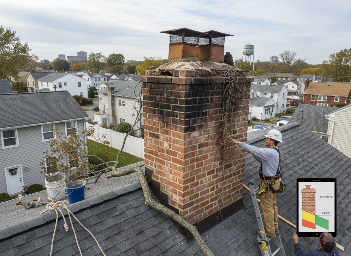Chimney repair in Country Club Estates